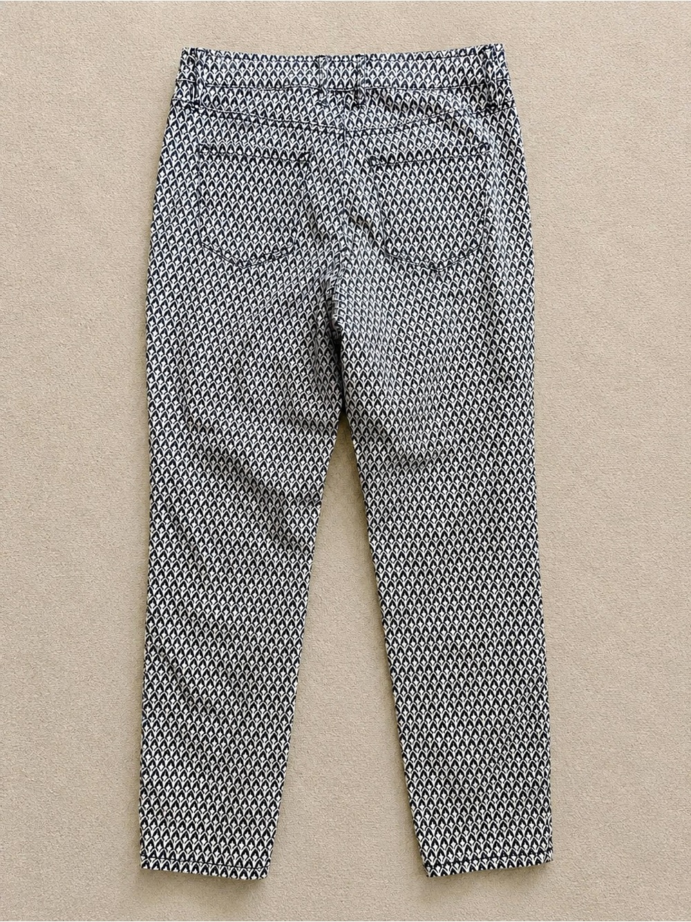 Tommy Bahama Boracay Beach High Rise Ankle Pants Geometric Print Size 28 - Picture 3 of 9